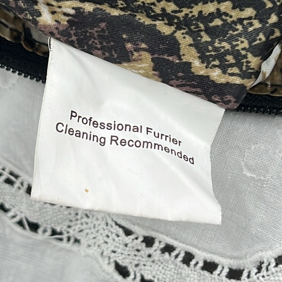 Aqua Madonna EUC Cheetah Fur Cowhide Leather Small Purse (P004) - Picture 4 of 5